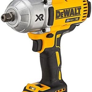 dewalt 20v max xr 1/2″ high torque impact wrench, cordless, detent anvil, tool only (dcf899b)