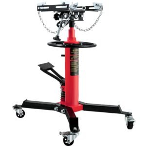 bentism transmission jack 1100 lbs 2 stage hydraulic high lift vertical telescopic,red