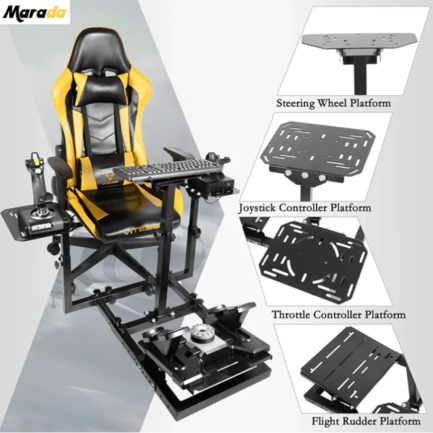 marada flight simulator cockpit racing steering stand adjustable fit for thrustmaster hotas warthog marada flight simulator cockpit racing steering stand adjustable fit for thrustmaster hotas warthog