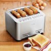 breville – smart toaster 4 slice wide slot toaster – steel breville – smart toaster 4 slice wide slot toaster – steel