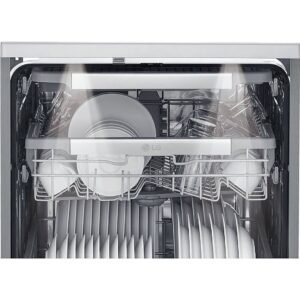 lg – studio 24″ top control built in dishwasher with truesteam, light, 3rd rack, 40dba – stainless steel