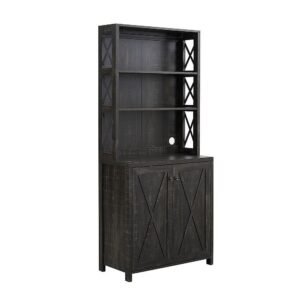 microwave stand hutch storage cabinet