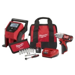 mw m12 3/8 in. impact wrench kit with inflator 2463 21rs from mw