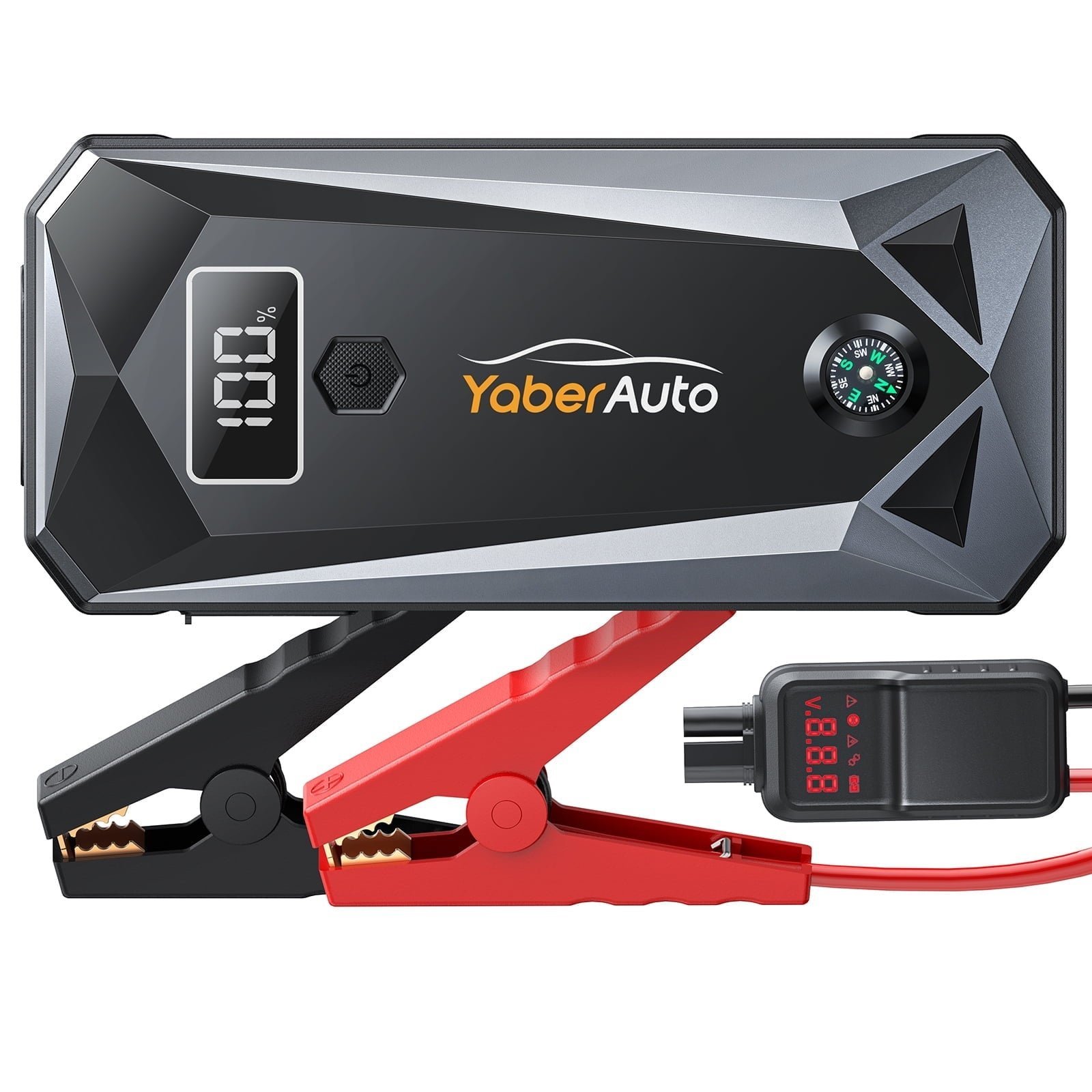 car jump starter 3000a 21800mah( 9.0l gas/8.0l diesel) powerful portable jump box with fast charge extended cables and lights yaberauto car jump starter 3000a 21800mah( 9.0l gas/8.0l diesel) powerful portable jump box with fast charge extended cables and lights yaberauto