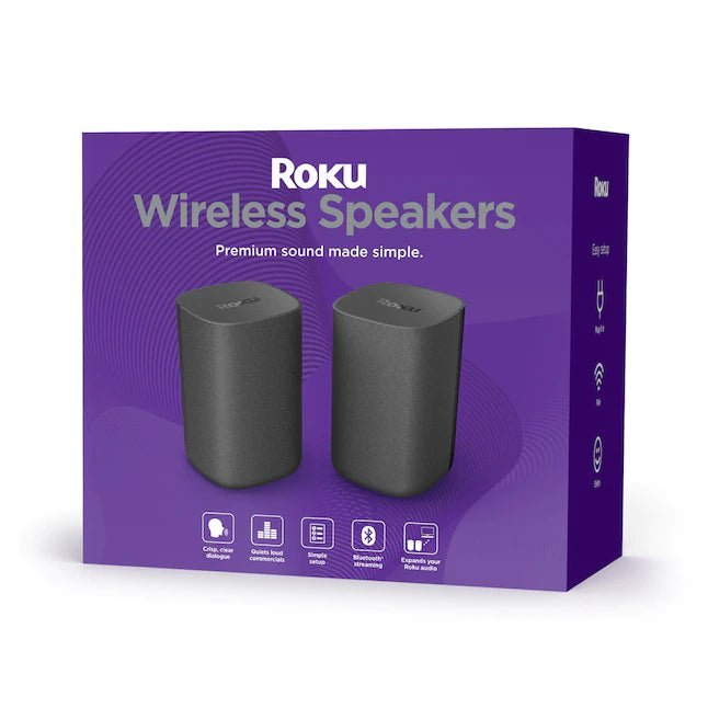 roku 6.1 in 80 watt set of 2 smart indoor portable speaker💝 last day for clearance roku 6.1 in 80 watt set of 2 smart indoor portable speaker💝 last day for clearance