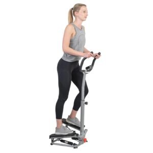 sunny health & fitness twist stair stepper machine with handlebar – sf s020027