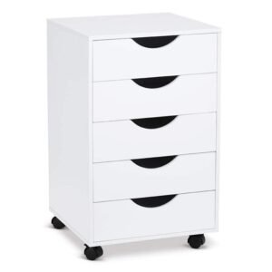 simply tidy modular mobile chest， white