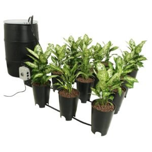 active grow flow ebb & gro 12 site 2gal hydroponic system gfo7kt