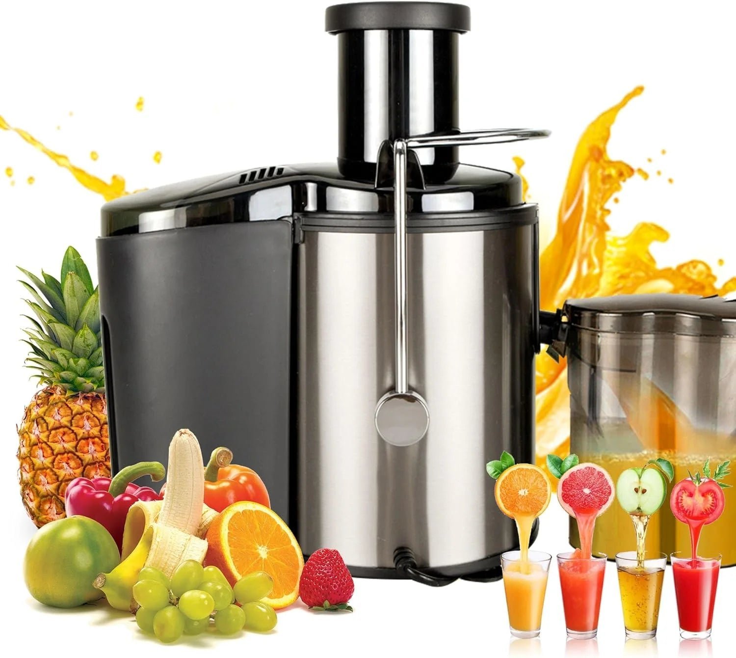 machine, juicer juicer multi function electric, 800w high yield juice extractor with 3 speeds, for whole vegetable and fruit, stainless steel, easy to clean machine, juicer juicer multi function electric, 800w high yield juice extractor with 3 speeds, for whole vegetable and fruit, stainless steel, easy to clean