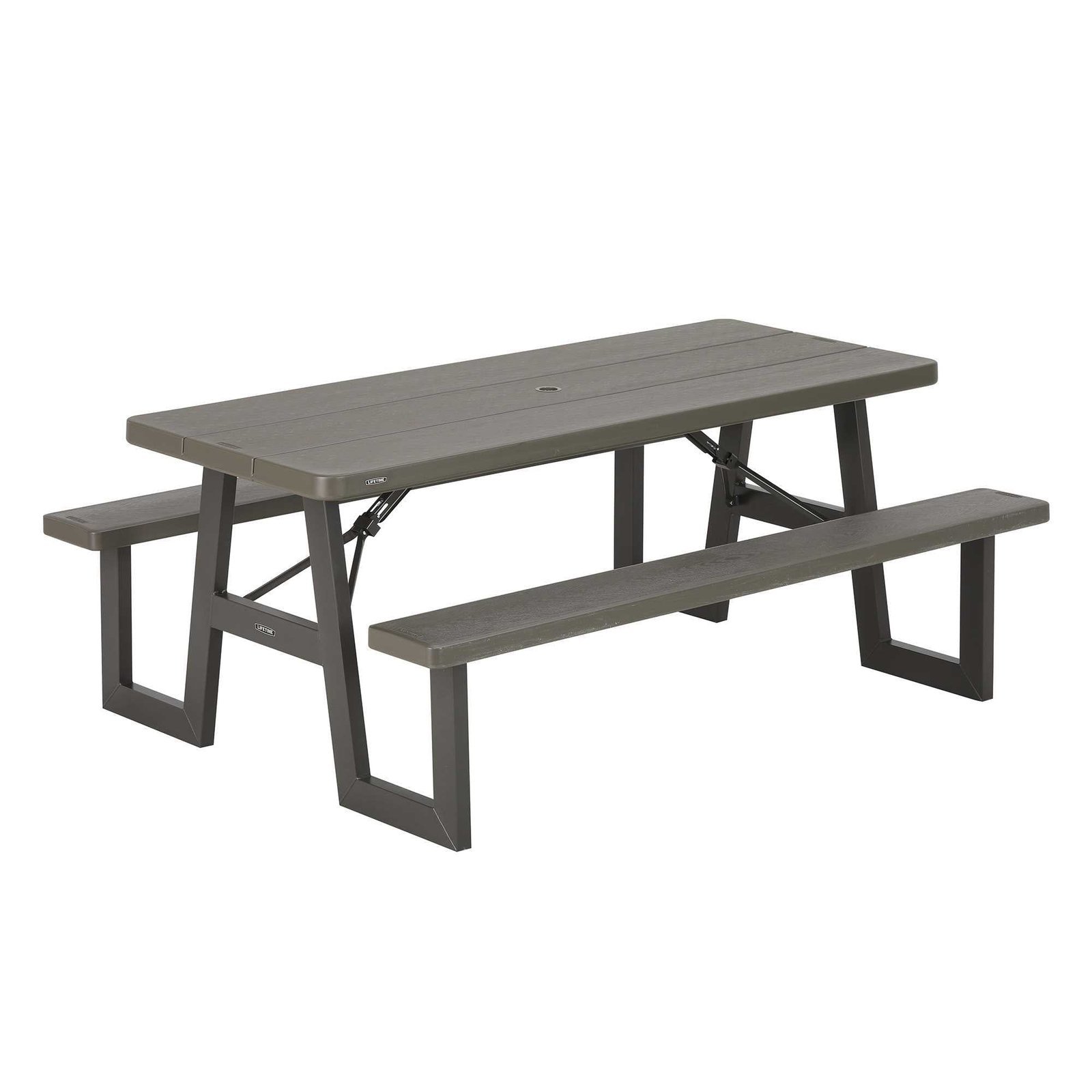 lifetime 6 foot w frame folding picnic table, 60233 lifetime 6 foot w frame folding picnic table, 60233