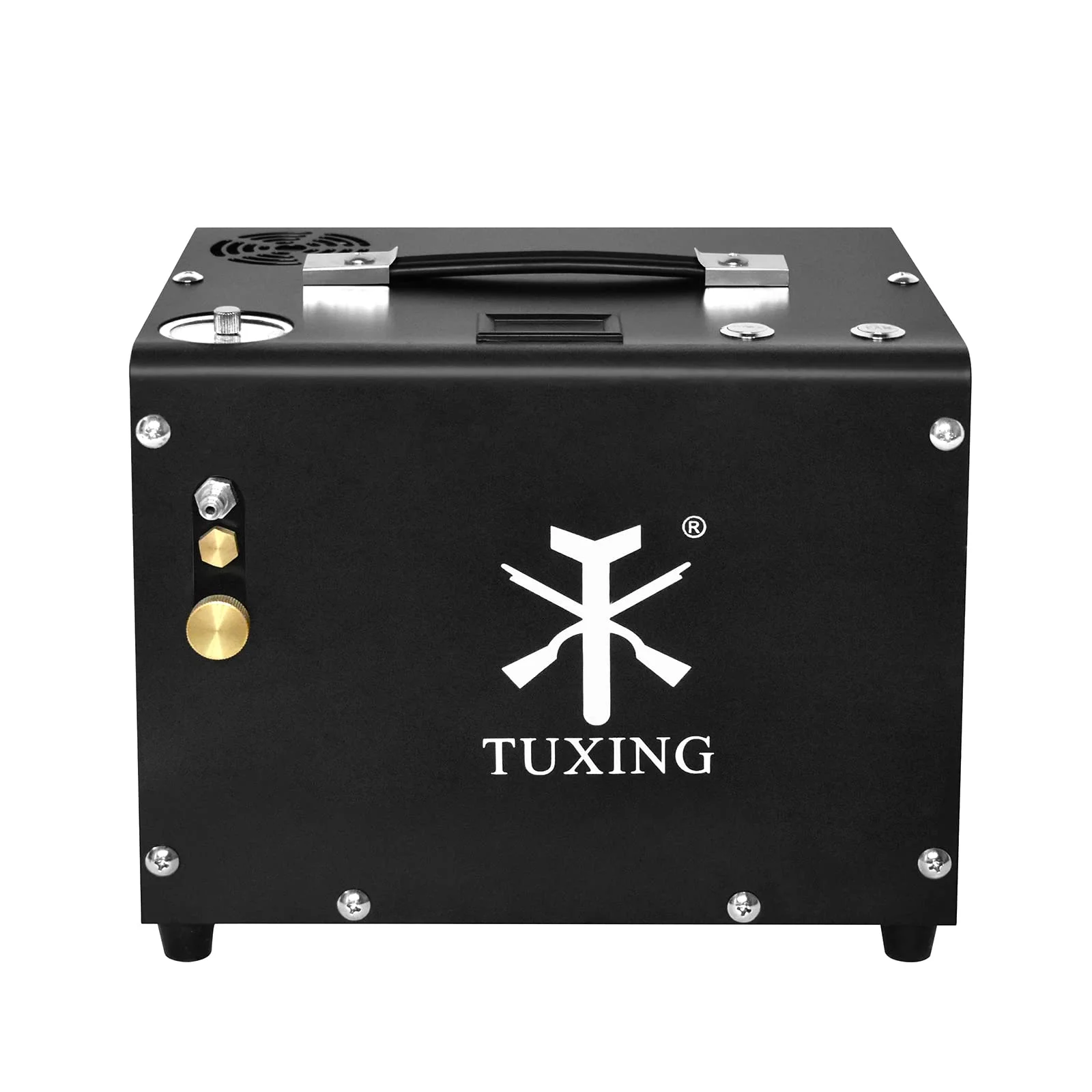 tuxing 4500psi pcp air compressor,auto stop,oil/water free, high pressure air compressor for paintball tank pump with water/oil separator,built in power adapter(110v ac or 12v car battery) tuxing 4500psi pcp air compressor,auto stop,oil/water free, high pressure air compressor for paintball tank pump with water/oil separator,built in power adapter(110v ac or 12v car battery)