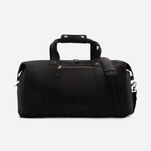 domingo duffel bag – waxed canvas and pull up leather – men’s
