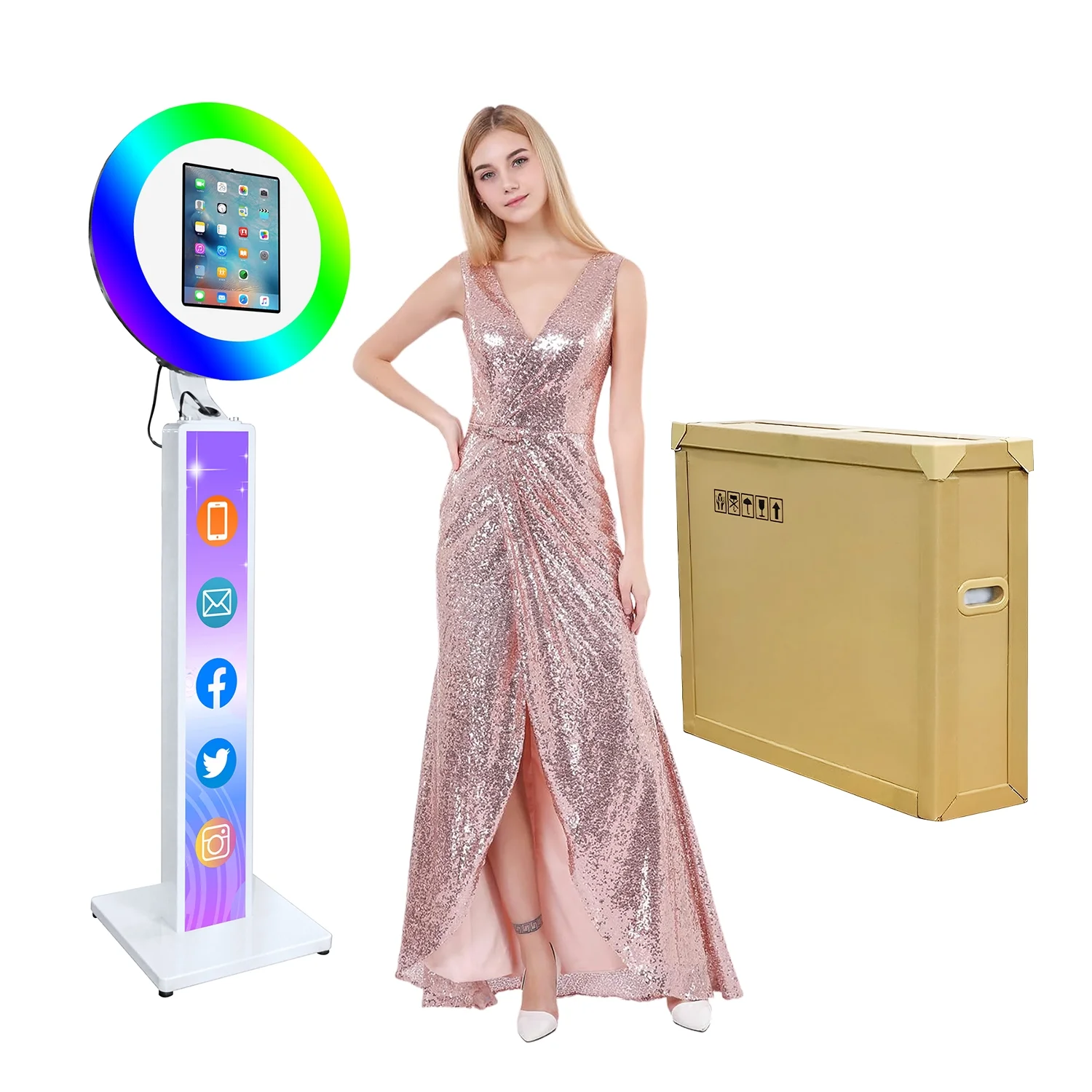 ipad photo booth selfie photobooth machine for weddings, parties & events ipad photo booth selfie photobooth machine for weddings, parties & events
