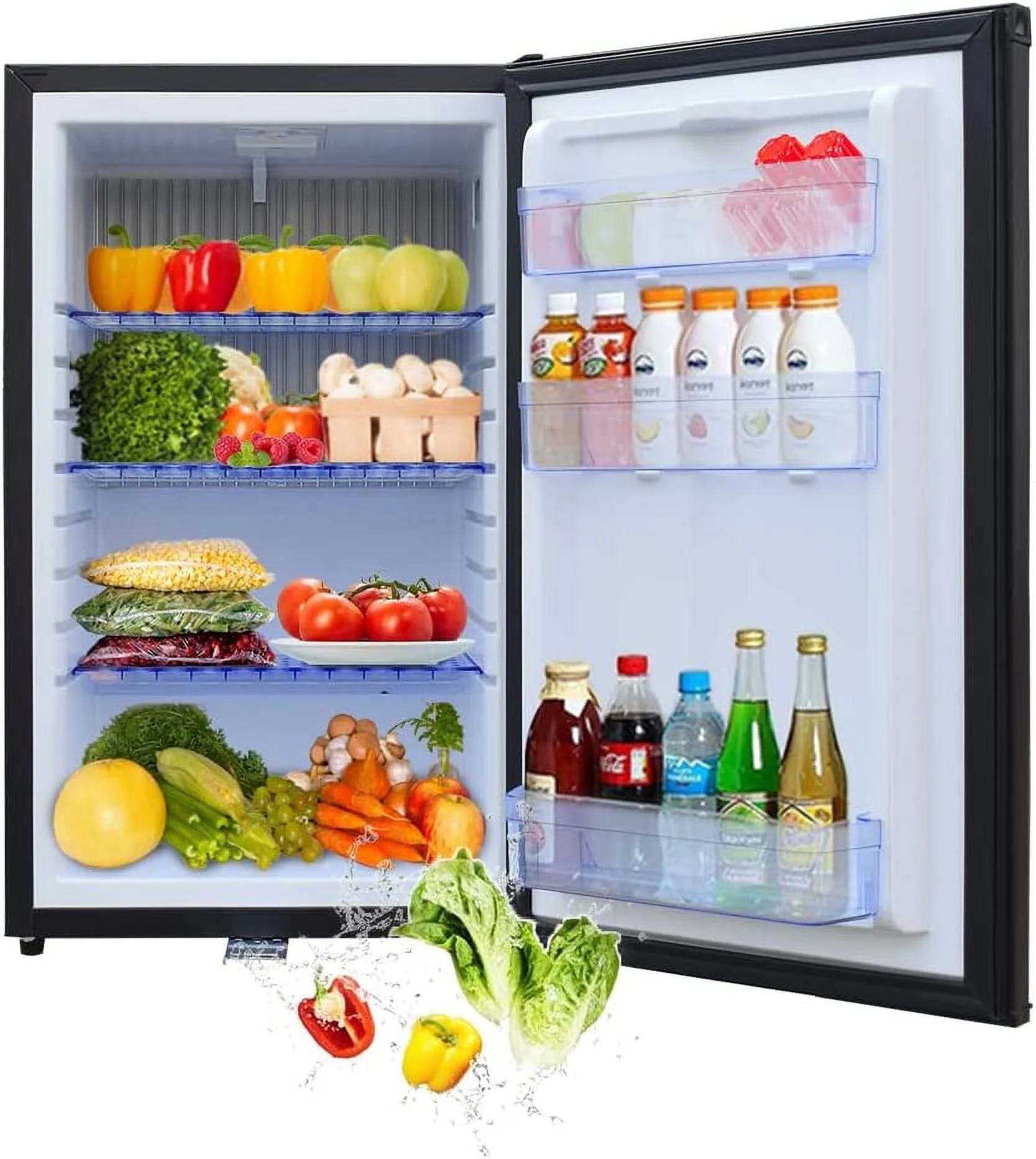 smeta 1.7 cu ft portable absorption mini fridge no noise with lock, adjustable foot, reversible door smeta 1.7 cu ft portable absorption mini fridge no noise with lock, adjustable foot, reversible door