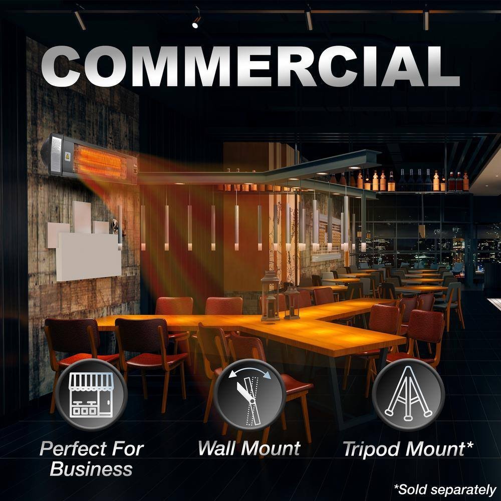 dr infrared heater 1500 watt electric carbon infrared space heater indoor outdoor patio garage wall or ceiling mount with remote black dr 238 dr infrared heater 1500 watt electric carbon infrared space heater indoor outdoor patio garage wall or ceiling mount with remote black dr 238