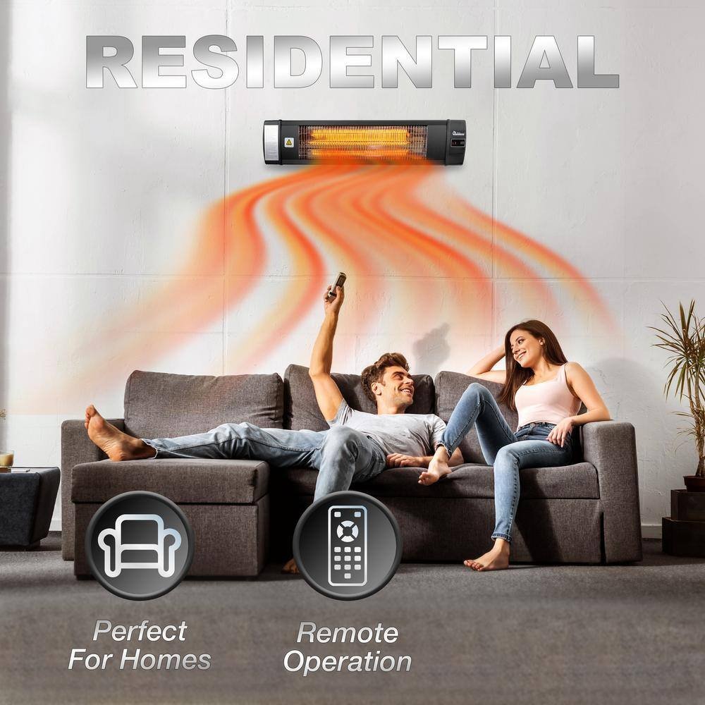 dr infrared heater 1500 watt electric carbon infrared space heater indoor outdoor patio garage wall or ceiling mount with remote black dr 238 dr infrared heater 1500 watt electric carbon infrared space heater indoor outdoor patio garage wall or ceiling mount with remote black dr 238